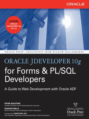 cover image of Oracle JDeveloper 10g for Forms & PL / SQL Developers